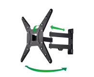 Hama Uchwyt LCD/LED VESA 400x400 fullmotion 2 ramiona 65" - 1516967 - zdjęcie 4